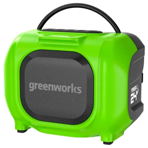 Беспроводная акустическая система аккумуляторная Greenworks 24V/220V GPT-MNBS 3503107, без АКБ и ЗУ